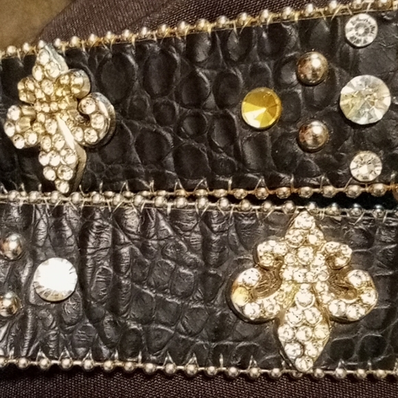 Y2k rhinestone and crystal belt - Picture 3 of 3